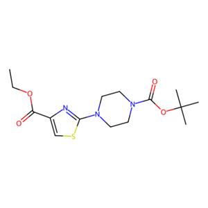 aladdin 阿拉丁 E187257 2-(4-(叔丁氧基羰基)哌嗪-1-基)噻唑-4-羧酸乙酯 867065-53-0 95%