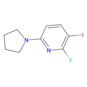 aladdin 阿拉丁 F166443 2-氟-3-碘-6-(吡咯烷-1-基)吡啶 1203499-32-4 97%