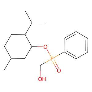 aladdin 阿拉丁 S282082 (Sp)-羟甲基苯基膦酸[(-)-(1R,2S,2R)-2-异丙基-5-甲基环己醇]酯 1508260-88-5 97%