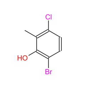 55289-29-7；6-溴-3-氯-2-甲基苯酚