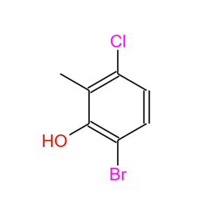 6-溴-3-氯-2-甲基苯酚,6-Bromo-3-chloro-2-methyl-phenol