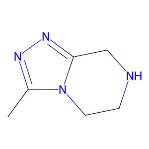 aladdin 阿拉丁 M177995 3-甲基-5H,6H,7H,8H-[1,2,4]三唑[4,3-a]吡嗪 886886-04-0 97%