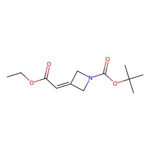 aladdin 阿拉丁 I165344 叔-丁基3-(2-乙氧基-2-氧代亚乙基)氮杂环丁烷-1-羧酸酯 1002355-96-5 95%