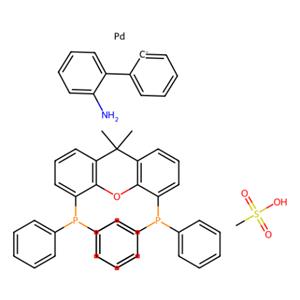 甲烷磺酸[9,9-二甲基-4,5-双(二苯基膦)呫吨] [2-氨基-1,1-联苯]钯（II）二氯,Methanesulfonato[9,9-dimethyl-4,5-bis(diphenylphosphino)xanthene][2