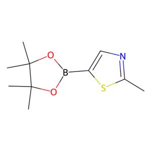 2-甲基噻唑-5-硼酸频呐醇酯,2-Methyl-5-(4,4,5,5-tetramethyl-1,3,2-dioxaborolan-2-yl)thiazole
