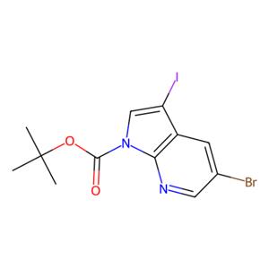aladdin 阿拉丁 B188328 5-溴-3-碘-吡咯并[2,3-b]吡啶-1-甲酸叔丁酯 928653-81-0 95%