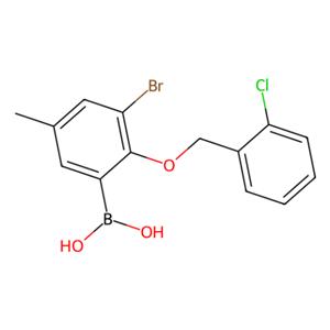 3-溴-2-(2′-氯苄氧基)-5-甲基苯基硼酸(含数量不等的酸酐),3-Bromo-2-(2