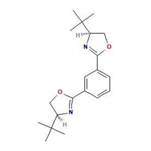 aladdin 阿拉丁 B587943 1,3-双((S)-4-(叔丁基)-4,5-二氢恶唑-2-基)苯 196207-68-8 98% 99%ee