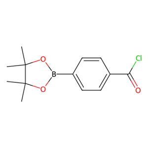 aladdin 阿拉丁 T588945 4-(4,4,5,5-四甲基-1,3,2-二氧硼杂环戊烷-2-基)苯甲酰氯 380499-68-3 95%