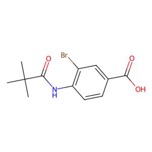 aladdin 阿拉丁 B190797 3-溴-4-新戊酰胺苯甲酸 139058-18-7 97%