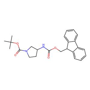 (R)-(-)-N-Boc-3-N-Fmoc-氨基吡咯烷,(R)-(-)-N-Boc-3-N-Fmoc-aminopyrrolidine