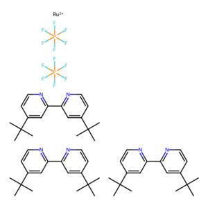 aladdin 阿拉丁 T282795 三[4,4'-双(叔丁基)-2,2'-联吡啶]六氟磷酸钌(II) 75777-87-6 95%