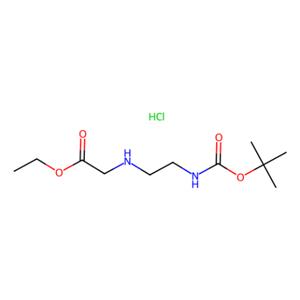N-(Boc-氨基乙基)甘氨酸乙酯盐酸盐,Ethyl 2-((2-((tert-butoxycarbonyl)amino)ethyl)amino)acetate hydrochloride