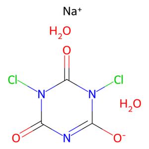 二氯异氰尿酸钠 二水合物,Sodium dichloroisocyanurate dihydrat