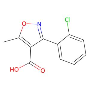 aladdin 阿拉丁 C168882 3-(2-氯苯基)-5-甲基异唑-4-羧酸 23598-72-3 98%