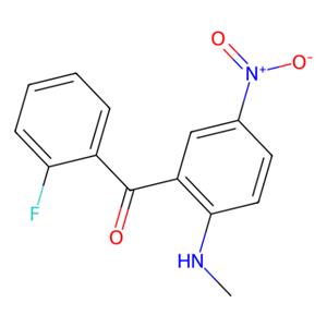 aladdin 阿拉丁 F194809 2-甲氨基-5-硝基-2'-氟二苯甲酮 735-06-8 95%