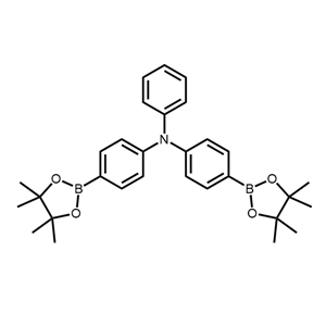 N-苯并-4-(4,4,5,5-四甲基-1,3,2-二氧杂硼戊烷基)-N-(4-(4,4,5,5-四甲基-1,3,2-二氧杂硼戊烷基)苯基)苯胺,Phenyl-bis-[4-(4,4,5,5-tetramethyl-[1,3,2]dioxaborolan-2-yl)-phenyl]-amine