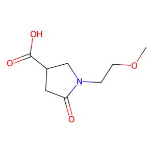 aladdin 阿拉丁 M170204 1-(2-甲氧乙基)-5-氧吡咯烷-3-羧酸 407634-05-3 98%