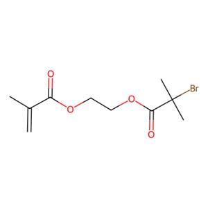 2-(2-溴異丁酰氧基)乙基甲基丙烯酸酯（含穩(wěn)定劑TBC）,2-(2-Bromoisobutyryloxy)ethyl methacrylate（stabilized with TBC）