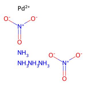 aladdin 阿拉丁 T299382 四氨基硝酸钯 13601-08-6 98%