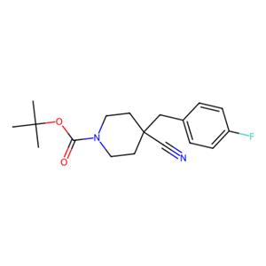 aladdin 阿拉丁 T195658 4-氰基-4-(4-氟苯甲基)哌啶-1-羧酸叔丁酯 894769-77-8 97%