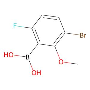 aladdin 阿拉丁 B188816 3-溴-6-氟-2-甲氧基苯基硼酸（含有数量不等的酸酐） 957120-30-8 96%