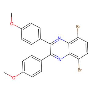 aladdin 阿拉丁 D155121 5,8-二溴-2,3-双(4-甲氧基苯基)喹喔啉 162967-90-0 97%