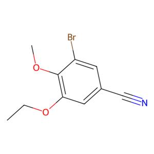 3-溴-5-乙氧基-4-甲氧基苯甲腈,3-Bromo-5-ethoxy-4-methoxybenzonitrile