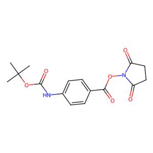 aladdin 阿拉丁 B356483 Boc-4-氨基苯甲酸-N-羟基琥珀酰亚胺酯 120465-50-1 97%