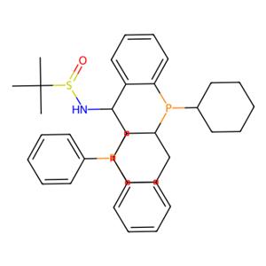 aladdin 阿拉丁 S398676 [S(R)]-N-[(1S)-2-(二苯基膦)-1-[2-(二环己基膦)苯基]乙基]-2-叔丁基亚磺酰胺 2565792-85-8 ≥95%