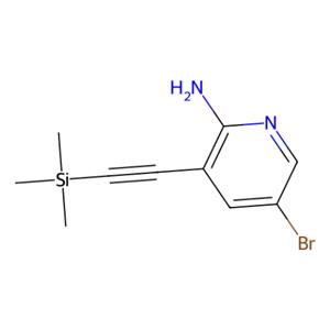 aladdin 阿拉丁 B188011 5-溴-3-((三甲基甲硅烷基)乙炔基)吡啶-2-胺 905966-34-9 95%