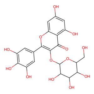 杨梅素3-O-β-D-半乳糖吡喃糖苷,Myricetin 3-O-β-D-Galactopyranoside