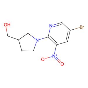 aladdin 阿拉丁 B166036 (1-(5-溴-3-硝基吡啶-2-基)吡咯烷-3-基)-甲醇 1138444-02-6 95%