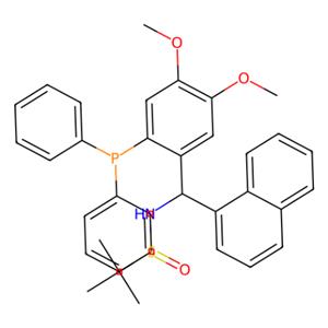 aladdin 阿拉丁 S398644 [S(R)]-N-[(S)-[2-(二苯基膦)-4,5-二甲氧基苯基]-1-萘基甲基]-2-叔丁基亚磺酰胺 2417456-74-5 ≥95%