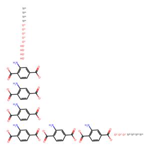 aladdin 阿拉丁 H282370 六聚[μ-(2-氨基-1,4-苯二甲酸)][四-μ-羟基-八-μ-羰基八钛],NH2-MIL-125(Ti) 1309760-94-8