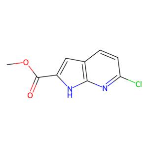6-氯-1H-吡咯并[2,3-b]吡啶-2-羧酸甲酯,methyl 6-chloro-1H-pyrrolo[2,3-b]pyridine-2-carboxylate