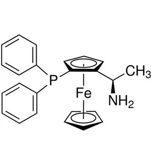 (R)-1-[(Sp)-2-(二苯基膦基)二茂铁基]乙胺,(R)-1-(1Sp)-[(2-Diphenylphosphino)ferrocenyl]ethanamine