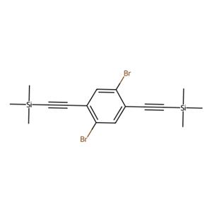 aladdin 阿拉丁 D405727 1,4-二溴-2,5-双[2-(三甲基硅基)乙炔基]苯 478190-79-3 97%