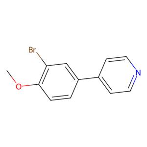 4-(3-溴-4-甲氧基苯基)吡啶,4-(3-Bromo-4-methoxyphenyl)pyridine