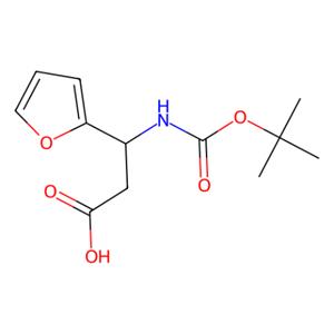aladdin 阿拉丁 B345231 Boc-（R）-3-氨基-3-（2-呋喃基）丙酸 1217725-33-1 98%，ee≥98%