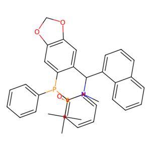 aladdin 阿拉丁 S398635 [S(R)]-N-[(R)-[6-(二苯基膦)苯并[d][1,3]-二氧戊环-5基]-1-萘基甲基]-N-甲基-2-叔丁基亚磺酰胺 2565792-42-7 ≥95%