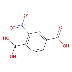 aladdin 阿拉丁 C139334 4-羧基-2-硝基苯硼酸 (含有数量不等的酸酐) 85107-54-6 ≥97%