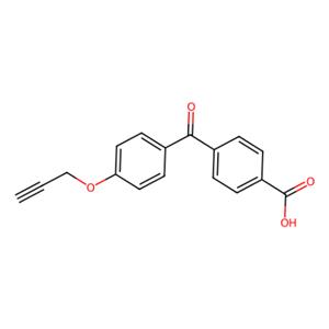 4-(4-(丙-2-炔-1-丙氧基)苯并yl)苯甲酸,4-(4-(Prop-2-yn-1-yloxy)benzoyl)benzoic acid