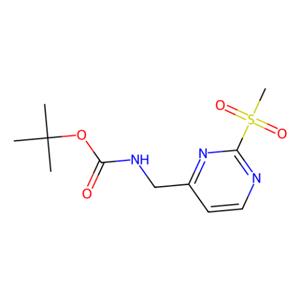 aladdin 阿拉丁 T191636 ((2-(甲基硫烷基)嘧啶-4-基)甲基)氨基甲酸叔丁酯 1799434-48-2 97%