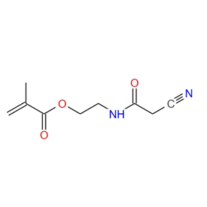 2-(2-氰基乙酰氨基)乙基 甲基丙烯酸酯,2-Propenoic acid, 2-methyl-, 2-[(2-cyanoacetyl)amino]ethyl ester