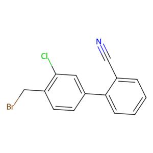 aladdin 阿拉丁 B334704 4'-（溴甲基）-3'-氯-[1,1'-联苯]-2-甲腈 887268-24-8 97%