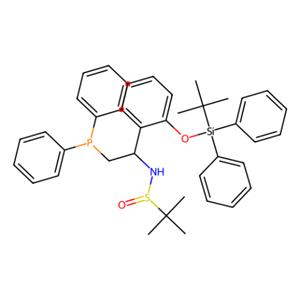 [S(R)]-N-[(1R)-1-[2-((叔丁基二苯硅氧)苯基)]-2-(二苯基膦)乙基]-2-叔丁基亚磺酰胺,[S(R)]-N-[(1R)-1-[2-((tert-Butyldiphenylsilyl)oxy)phenyl)]-2-yl-2-(diphenylphosphino)ethyl]-2-methyl-2-propanesulfinamide