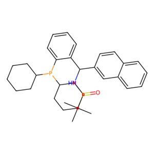aladdin 阿拉丁 S398720 [S(R)]-N-[(R)-[2-(二环己基膦)苯基]-2-萘基甲基]-2-叔丁基亚磺酰胺 2565792-53-0 ≥95%