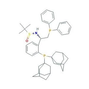 [S(R)]-N-[(1S)-2-(二苯基膦)-1-[2-(二金刚烷基膦)苯基]乙基]-2-叔丁基亚磺酰胺,[S(R)]-N-[(1S)-2-(Diphenylphosphino)-1-[1-(diadamantanphosphanyl)phenyl]ethyl]-2-methyl-2-propanesulfinamide