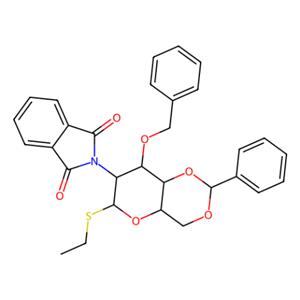 aladdin 阿拉丁 E419538 乙基 3-O-苄基-4,6-O-亚苄基-2-邻苯二甲酰亚胺-2-脱氧-1-硫代-β-D-吡喃葡萄糖苷 129519-27-3 ≥98%